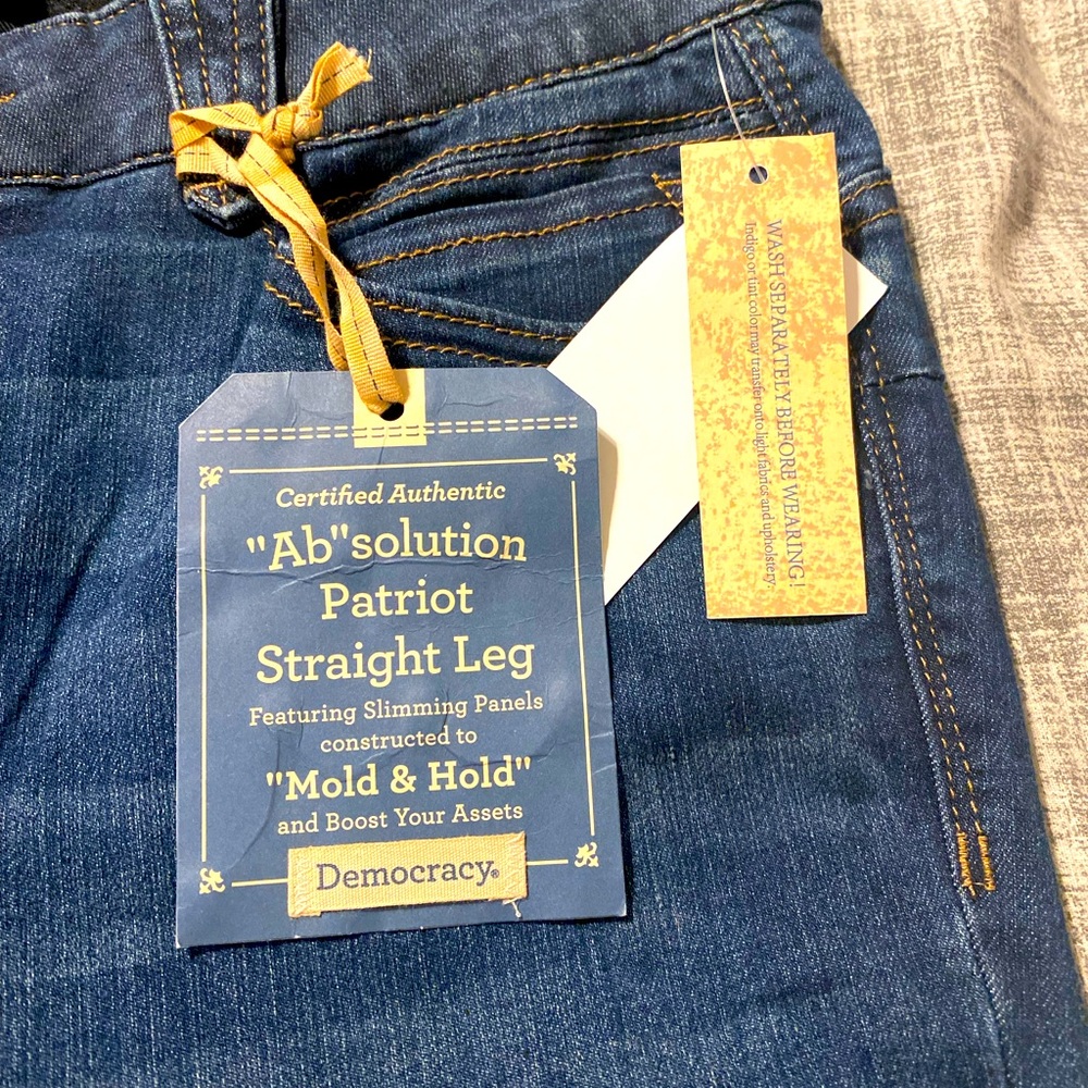 🆕 DEMOCRACY Patriot Straight Leg Jeans **PLEASE READ DESCRIPTION**